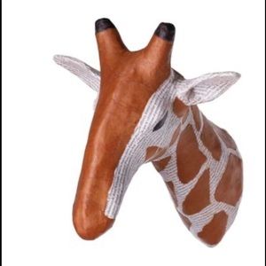 Giraffe head paper mache